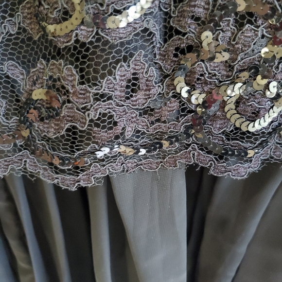 Custom Tailored Black Evening Gown - Picture 7 of 15